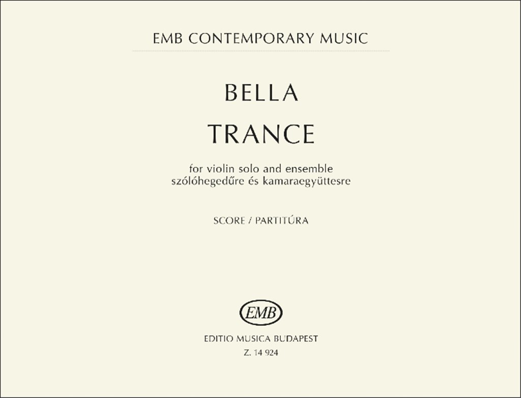 Trance - for violin solo and ensemble (2013)